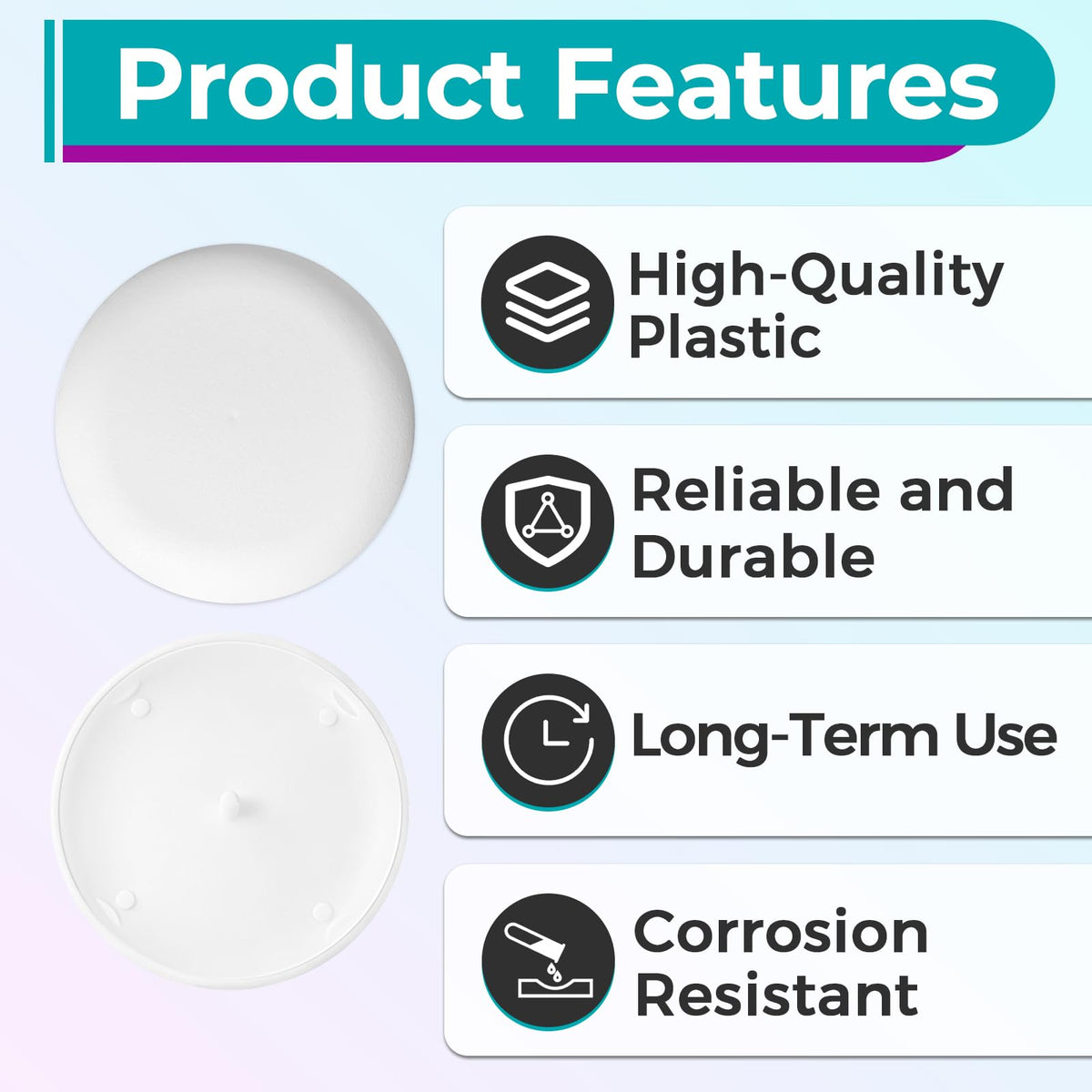 Joworthy CP3540 paintable round cover ready to match decor
