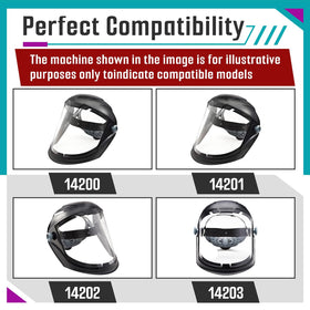 Scratch-resistant replacement window from Joworthy for welding shields.