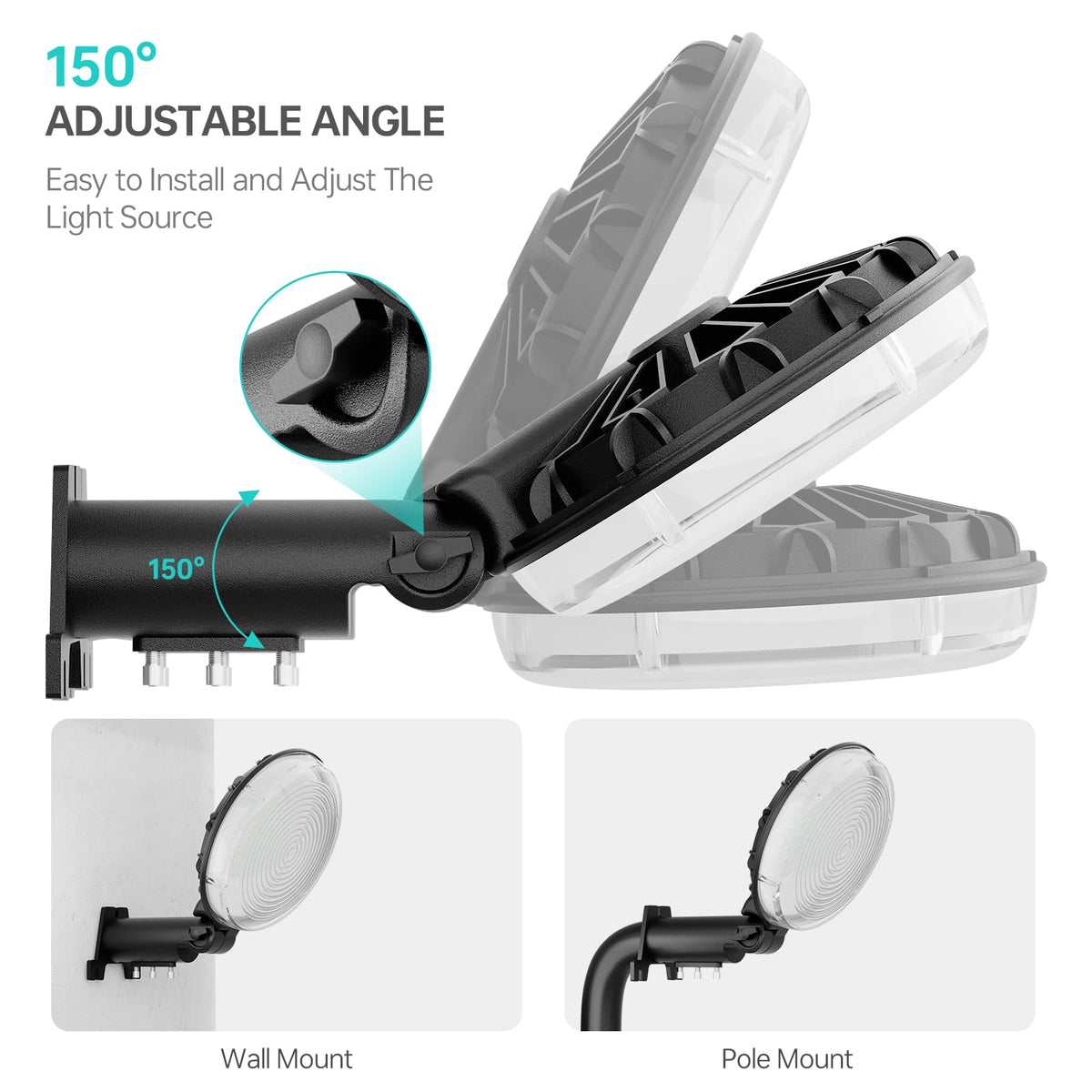 JOY ANAN LED Barn Light quick installation in about 15 minutes.