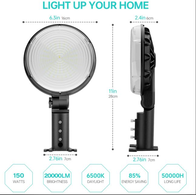 JOY ANAN LED Barn Light provides wide coverage for large outdoor spaces.