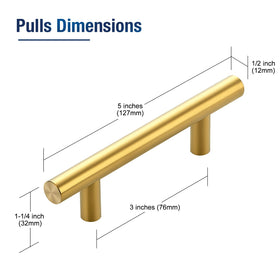 Joy Decor 3in hole center cabinet pull ready for easy installation