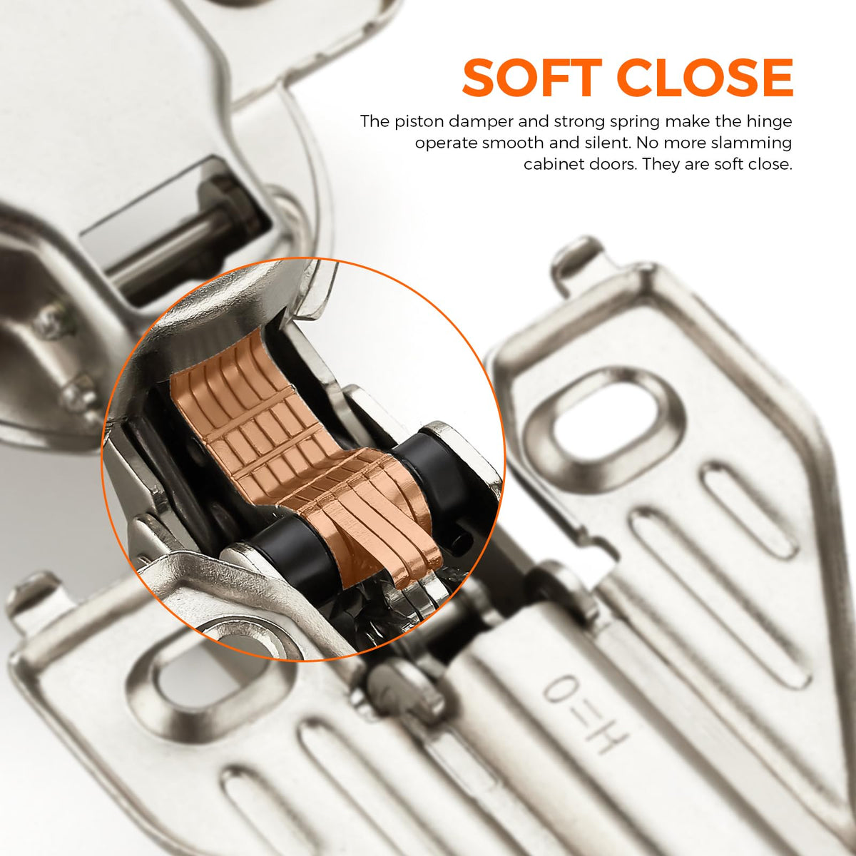 JOY DECOR adjustable hinges with three-direction screws provide precise alignment.