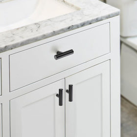 JOY DECOR bathroom vanity knob with matte finish, easy wipe-clean surface.
