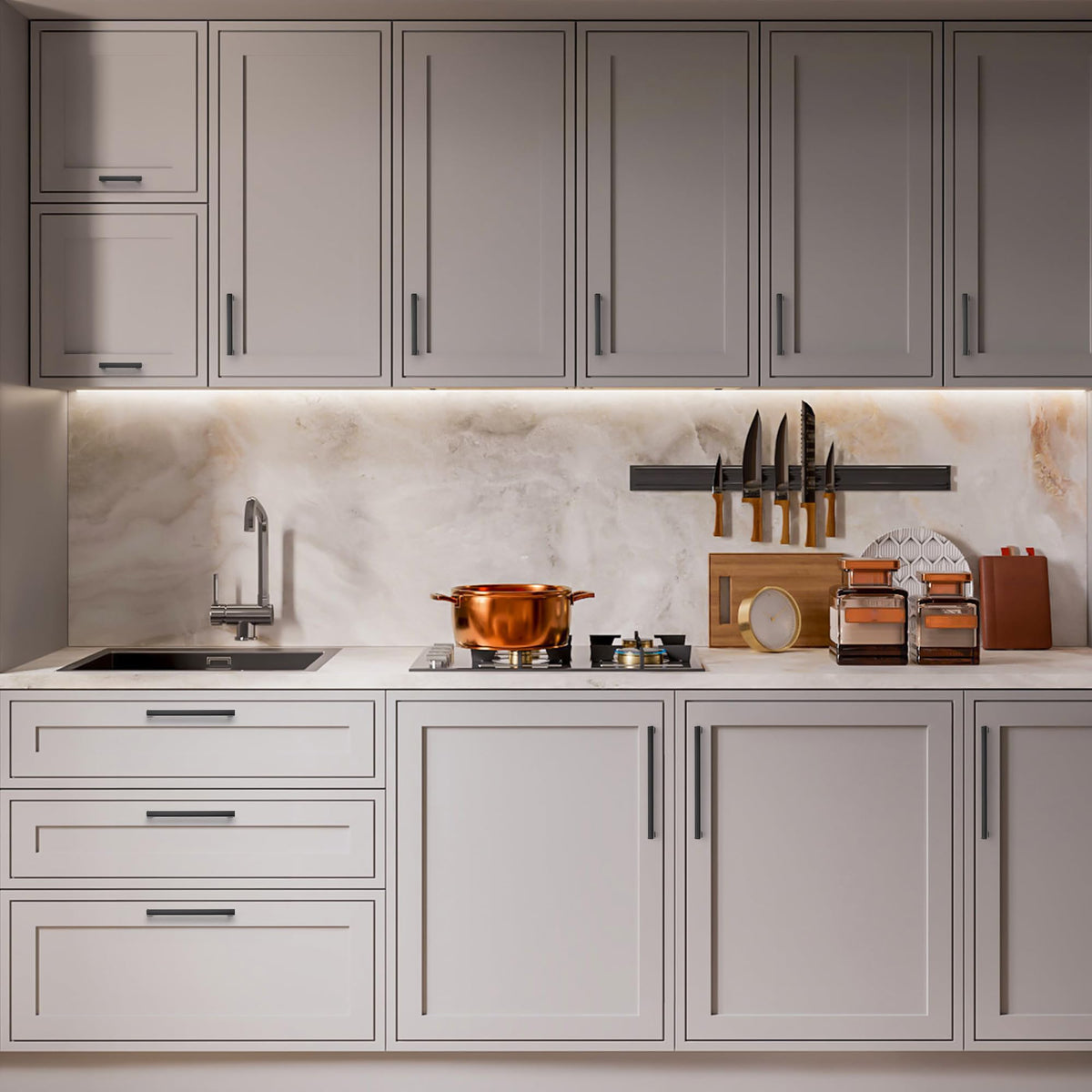Joy Decor 30-pack provides reliable replacements for multiple cabinets.