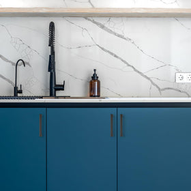 Joy Decor matte black pulls enhance dresser and vanity furniture with a sleek look.