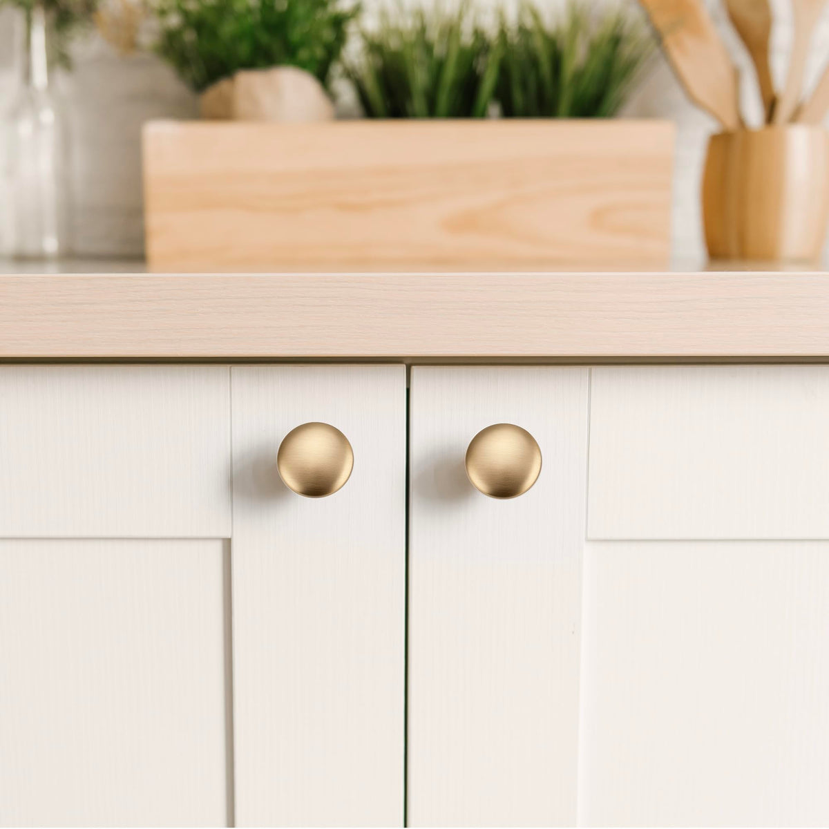 JOY DECOR round drawer pull 1-1/6 inch, easy install and versatile