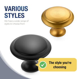 Joy Decor round knob design close-up showing elegant style and secure grip