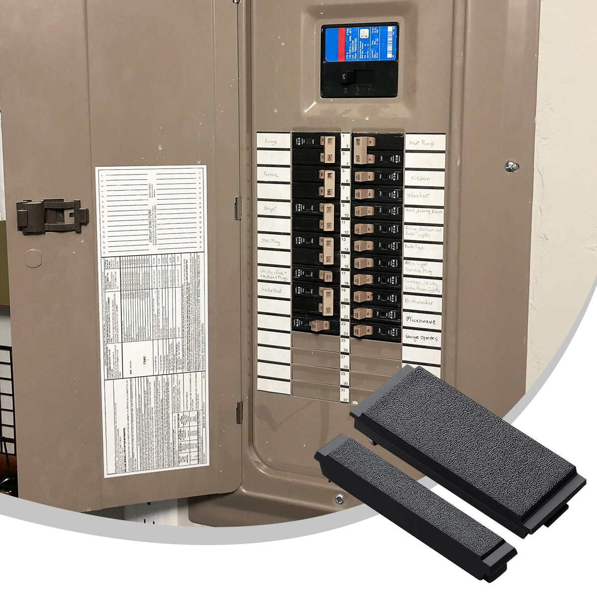Joyfolk filler plates on a clean installation keep panels organized and professional.