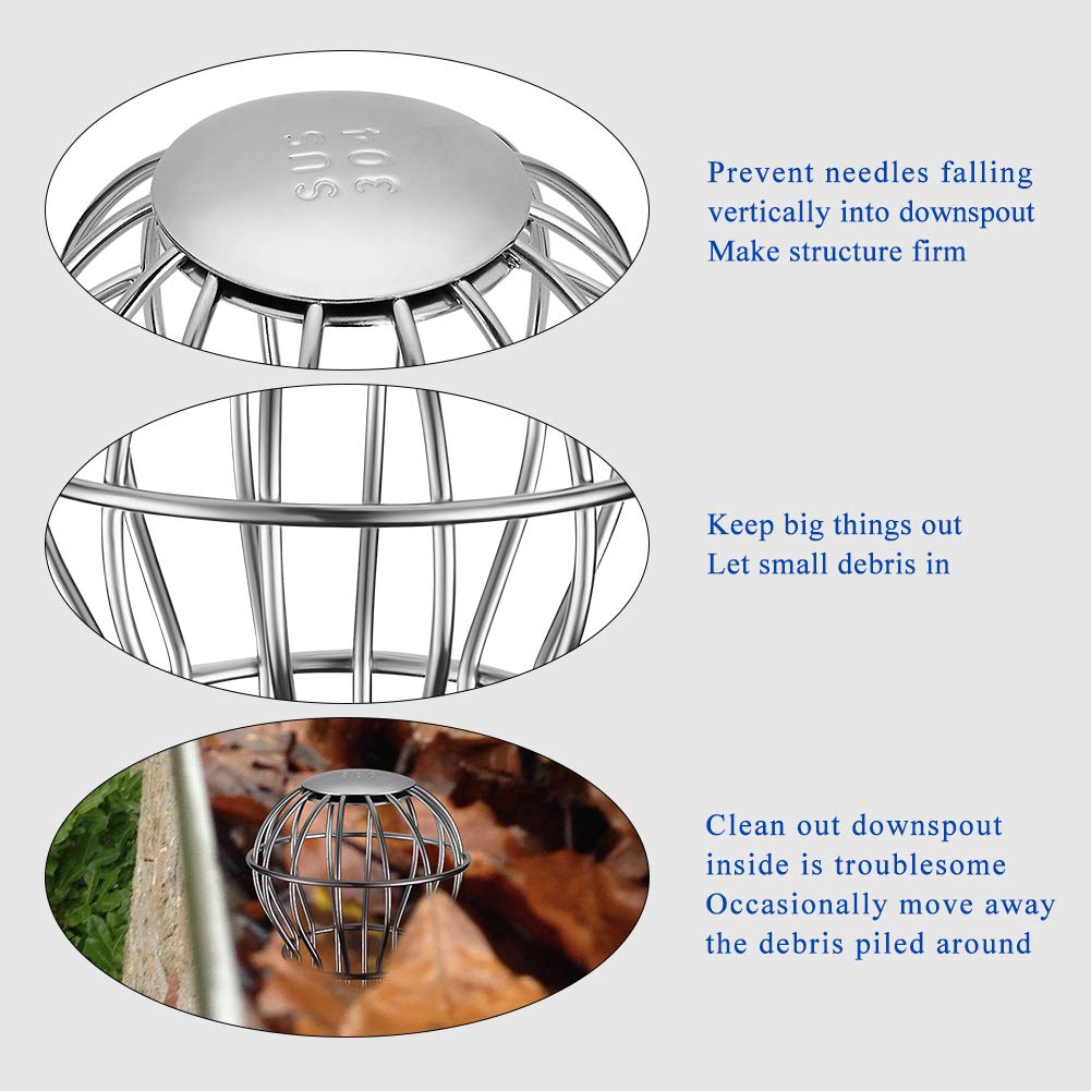 Simple no-tools installation demonstrates pushing strainers into holes
