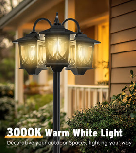 Joyoowild 12 solar panels capture sun for reliable night brightness.