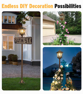 Joyoowild replaceable E26 bulb extends fixture lifespan for year-round use.