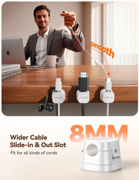 JOYROOM car dashboard setup keeps charging cables within quick reach.
