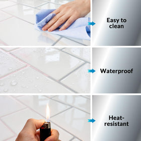 Joysticky strong adhesive back ensures lasting bond on walls.