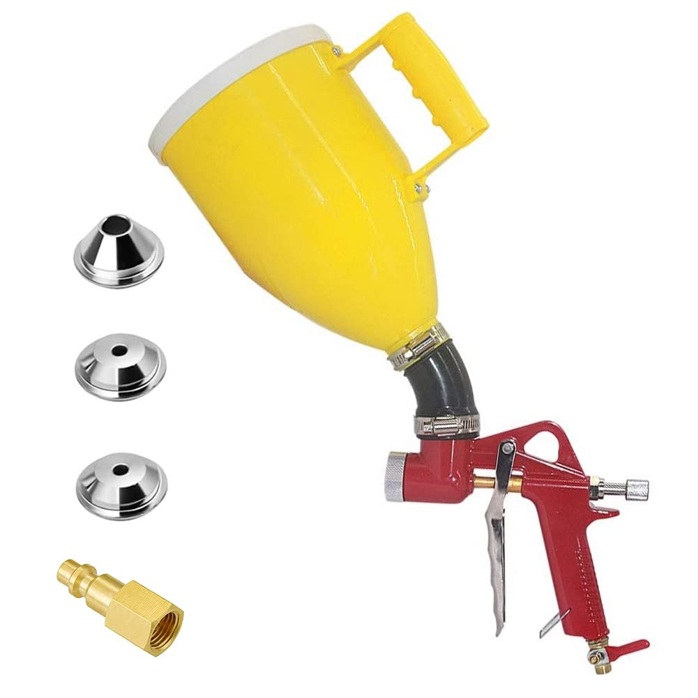 Joywayus Air Hopper spray gun with 4mm nozzle enables precise texture on walls