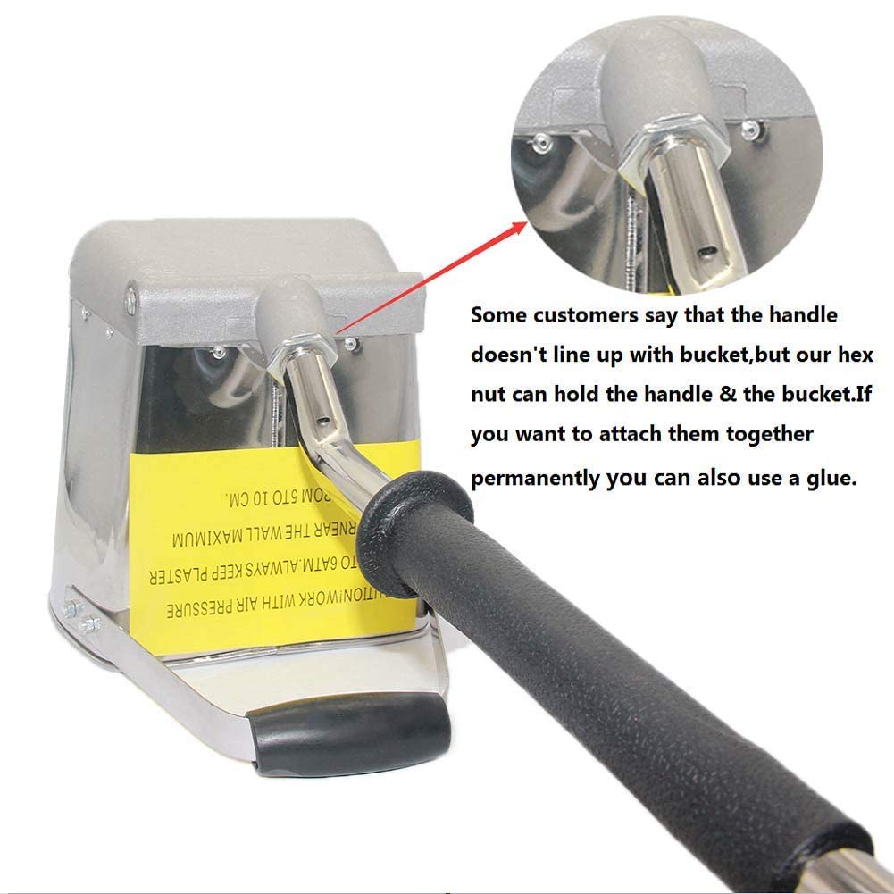 Joywayus pneumatic sprayer enabling faster stucco application and smoother finishes