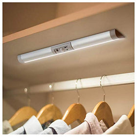 Joyzy automatic motion sensor closet light with magnet mount for hands-free illumination