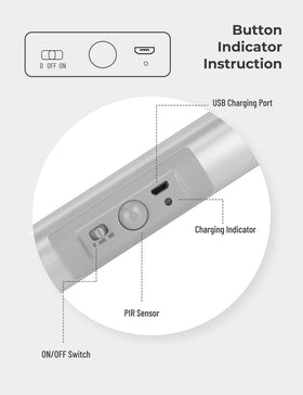Joyzy eye-protection arc design softens glare in closets.