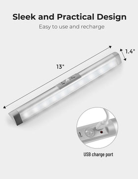 Joyzy USB-C recharge closet light; no more battery replacements