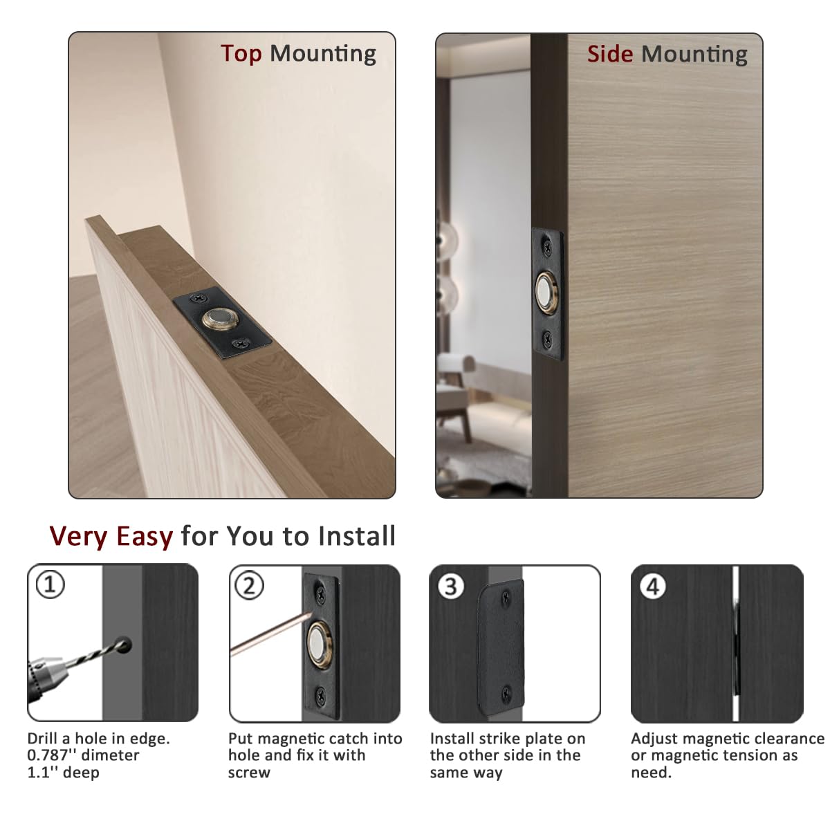 All-metal 430 stainless steel construction resists rust and wear.