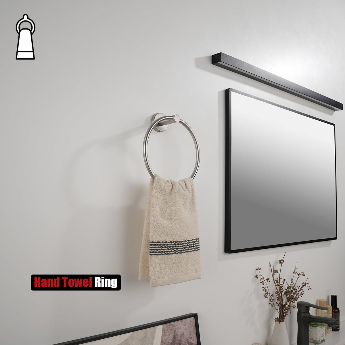 JQK 5-piece set ready-to-mount with included hardware for easy installation.