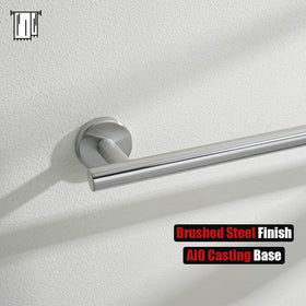 JQK towel bar rust-proof design resists humidity in showers.