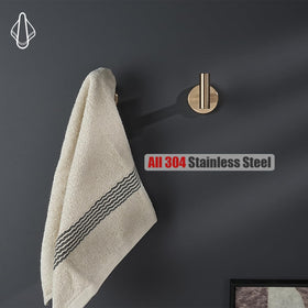 JQK champagne bronze design maximizes bathroom space and accessibility