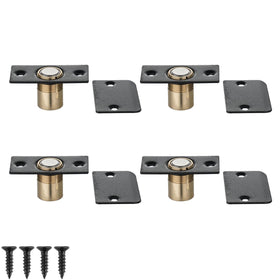 JQK closet magnetic ball catch in black finish for smooth door closure.