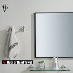 JQK TH100-BN-P2 mini-type towel hook ideal for tight spaces above sink