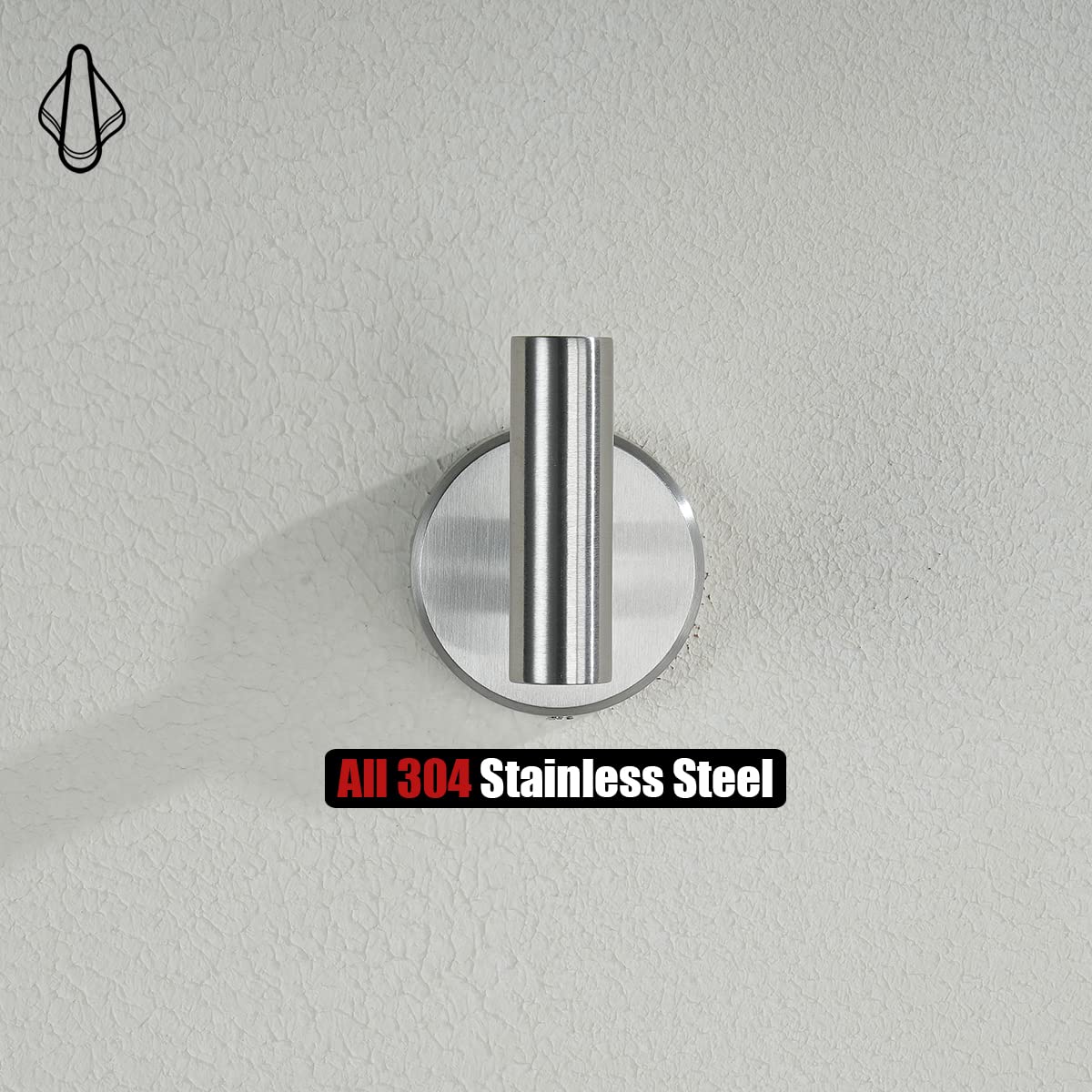JQK TH100-BN-P2 square bracket detail shows concealed screws for clean look