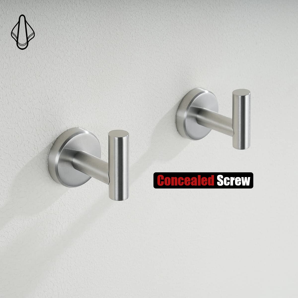 JQK TH100-BN-P2 stainless steel construction resists corrosion in humid bathrooms