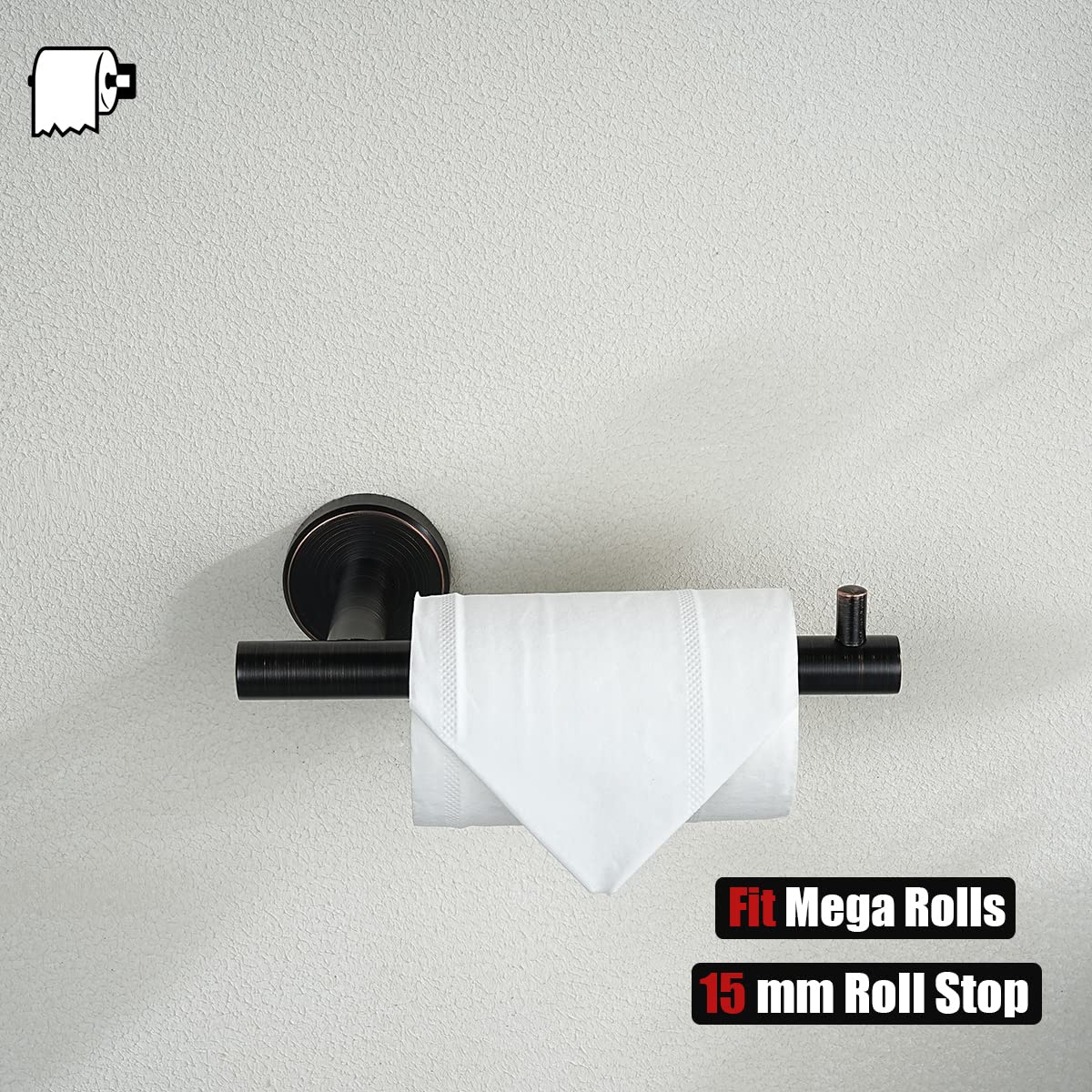 JQK TPH100-ORB 15mm-stop shows slip-proof roll handling