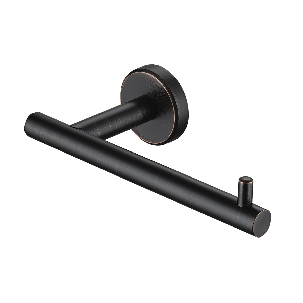 JQK TPH100-ORB wall-mount close-up shows durable oil-rubbed bronze finish that resists corrosion