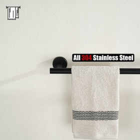 JQK black towel bar assembly hardware included for simple setup