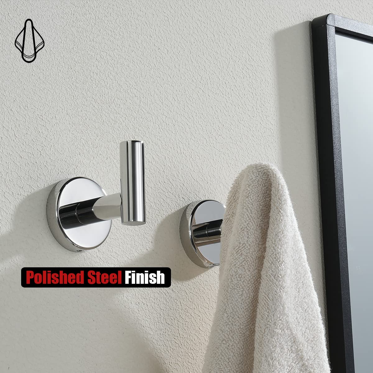 Ideal for tight spaces in bathrooms and kitchens.