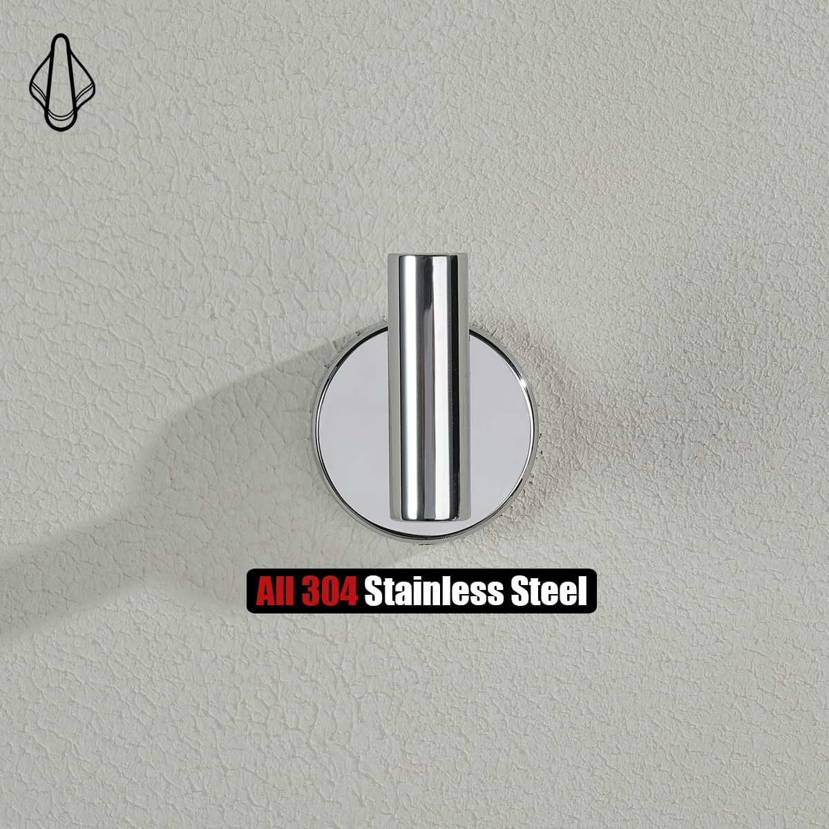Polished chrome resists scratches for a lasting shine.