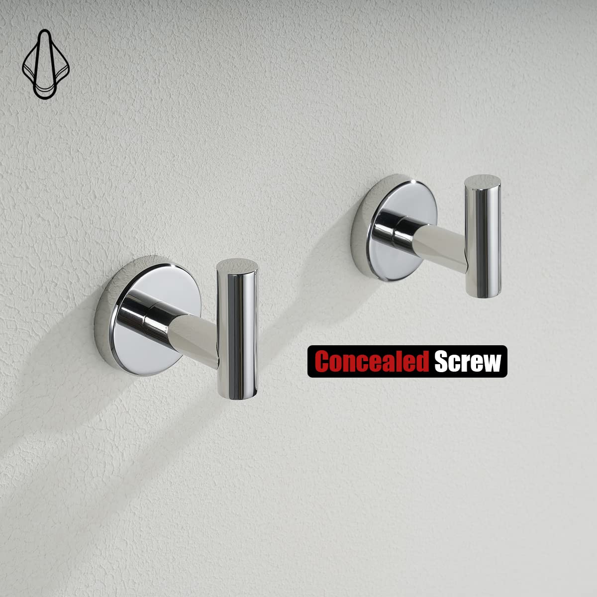 Holds towels and cloths without crowding walls.