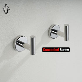 Holds towels and cloths without crowding walls.