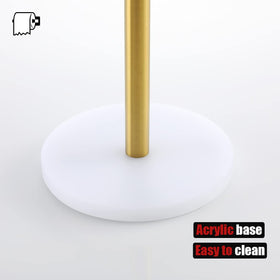 JQK TPS180-WG brushed gold finish close-up texture.