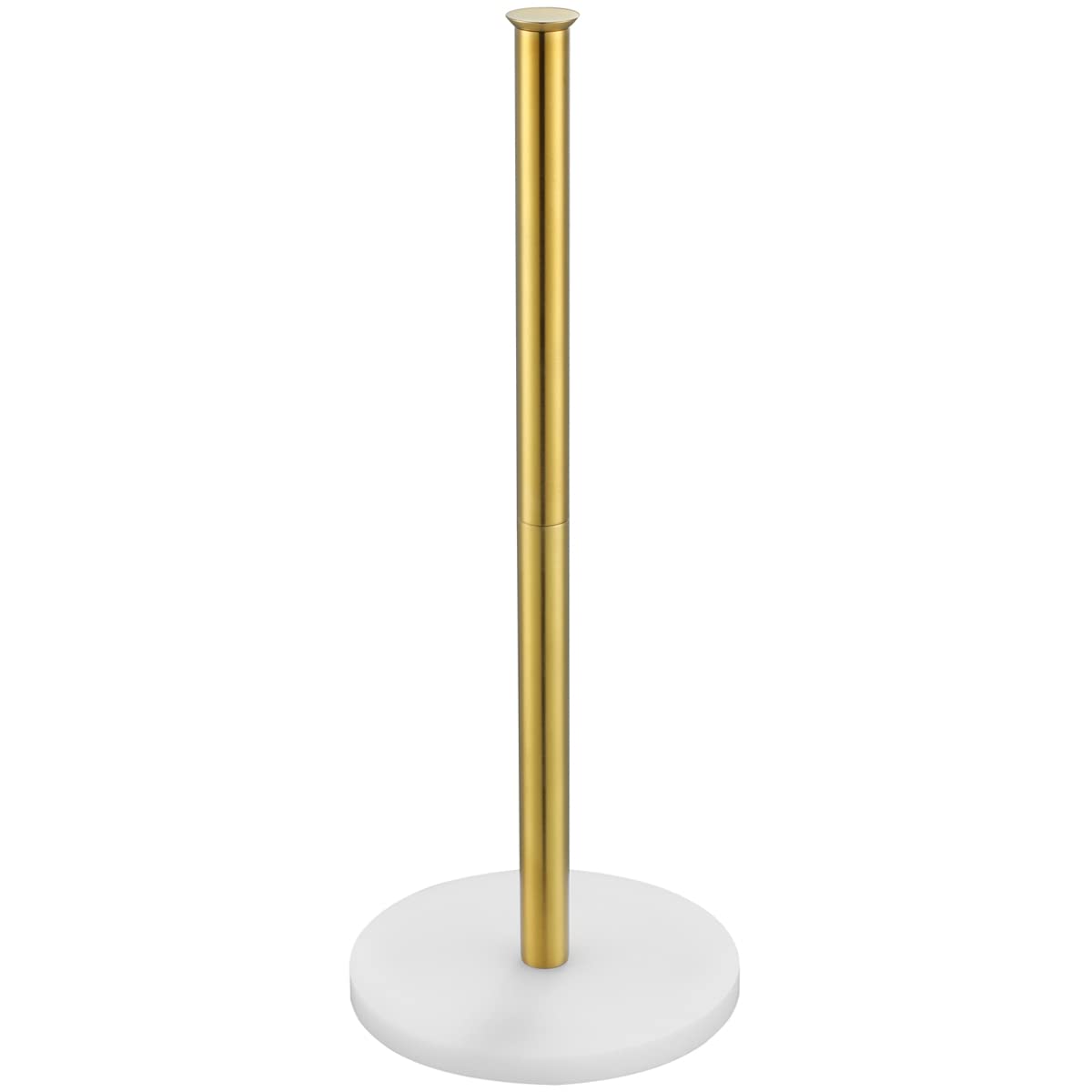 JQK TPS180-WG stand with brushed gold finish for compact bathroom storage.