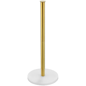 JQK TPS180-WG stand with brushed gold finish for compact bathroom storage.