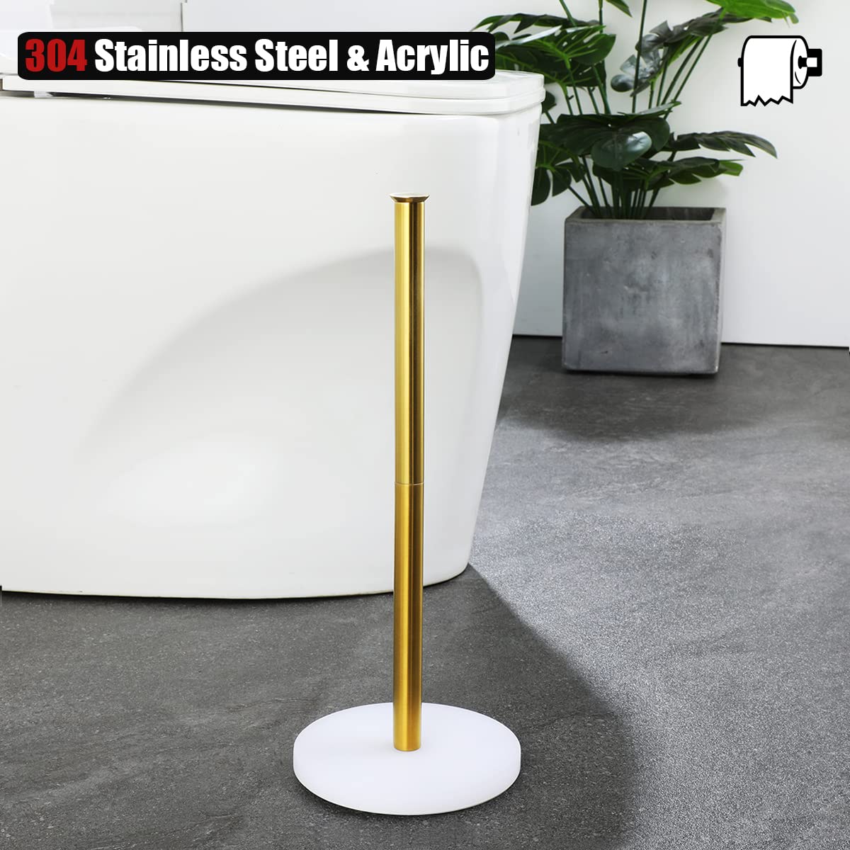 JQK TPS180-WG suction cup bottom works on smooth surfaces.