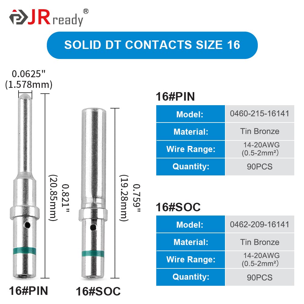 JRready 90-pair bulk kit shows comprehensive DT terminal set