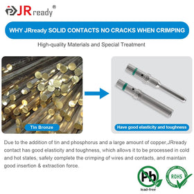 JRready bulk kit includes pins and sockets ready for use
