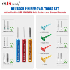 JRready DRK-16DTP contact extractor suited for 16 AWG terminals.