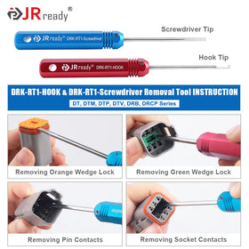 JRready DRK-20DTM tool for cleanly removing 20 AWG terminals.