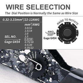 JRready NEW-DT2 Deutsch eight-gears dial for accurate sizing of sizes 12, 16, 20.