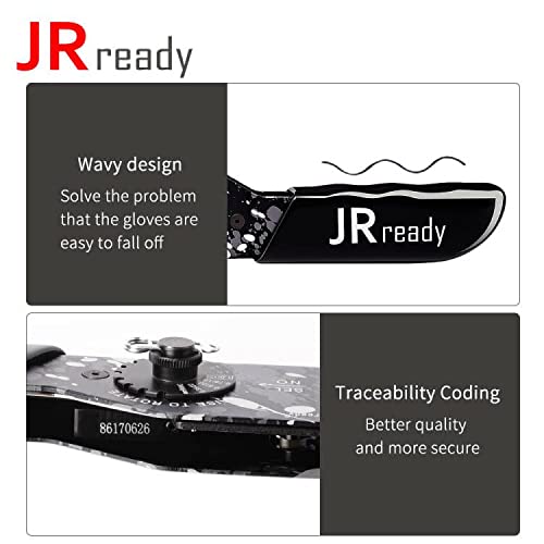 JRready NEW-DT2 Deutsch wave handle offers grip comfort and anti-slip control.