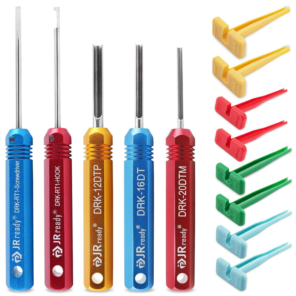 JRready ST5236 Deutsch pin extractor tool kit for DT connectors, user-friendly and precise.