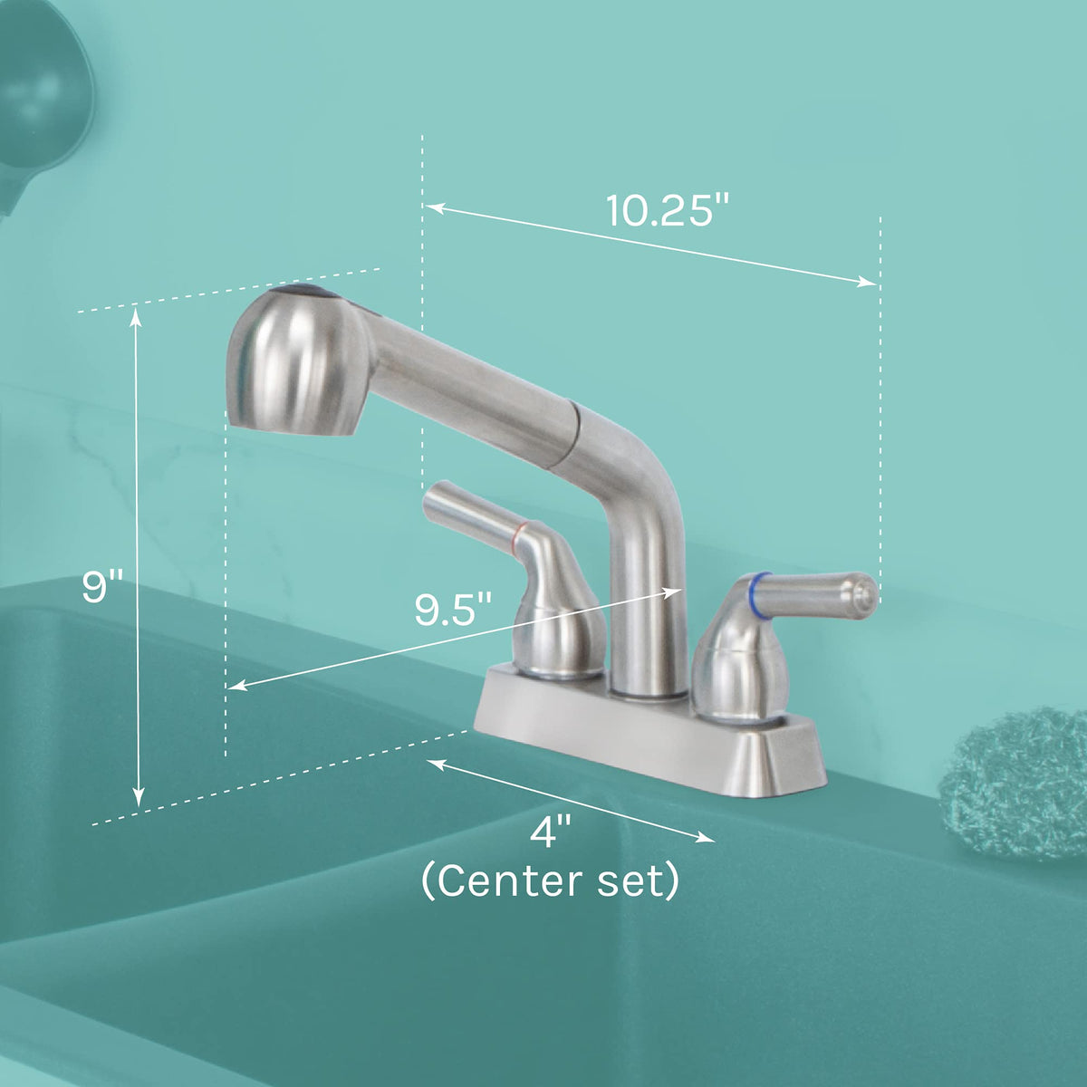 JS Jackson Supplies stainless steel finish faucet highlights modern style and durability