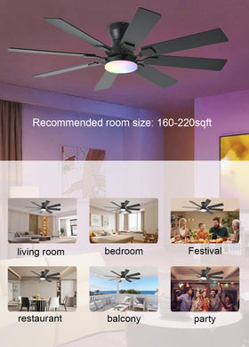JSAITEE ambient lighting options enhance mood and task lighting